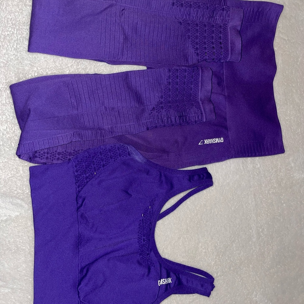 Gymshark Purple Activewear Set